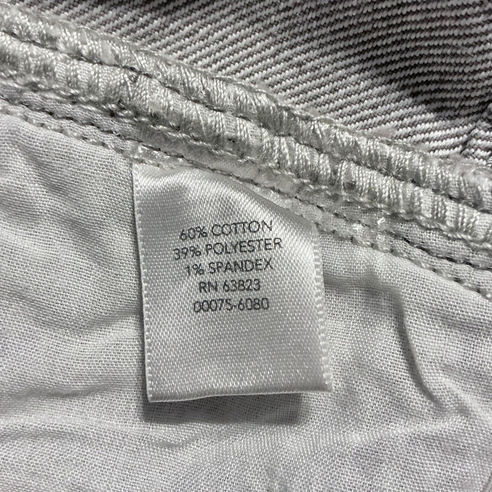 NEW Christopher & Banks Gray Denim Skimmer Capri Jeans Women's Size 10 Stretch - Picture 5 of 11